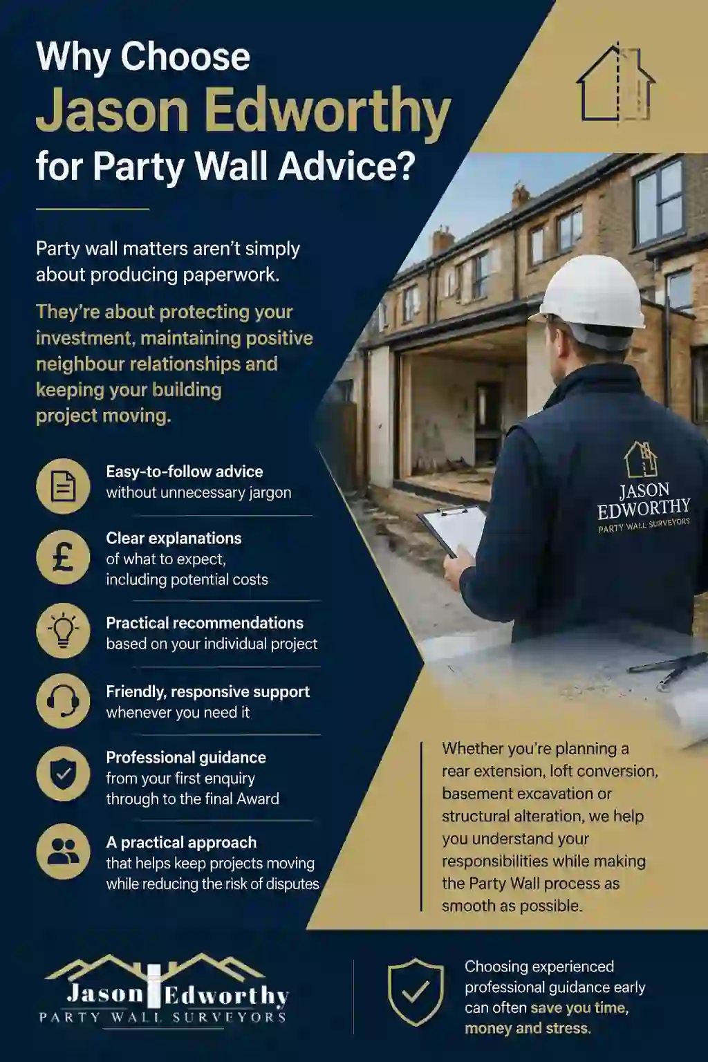 Why Choose Jason Edworthy for Party Wall Advice Yate?